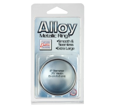 Pierścień-ALLOY METALLIC RING - XL